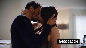 Katrina Colt cheats on her husband, fucking his stepbrother roughly in taboo lust.