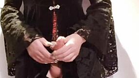 selena shemale in high heels masturbating suggestively