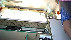 Sexy Blonde Teen Flashes Upskirt In Office Hidden Camera