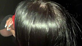 taking cum in mouth at swing house with group blowjob