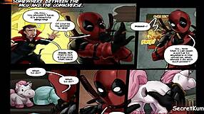 Yo, check Deadpool messing with portals in wild action!