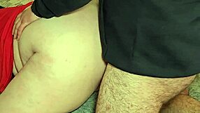 German teen enjoys bedroom fun.