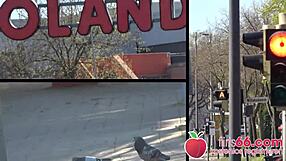 Stunning young blonde sublisa enjoys hard banging in bdsm session.