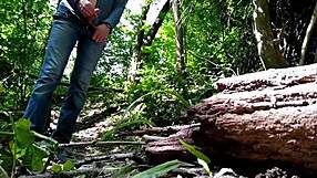 sexy fat stranger helps me cum outdoors