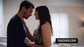 Katrina Colt cheats on her husband, fucking his stepbrother roughly in taboo lust.