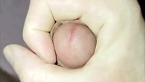 Young Amateur Feels Intense Rush During Solo Cock Massage and Masturbation