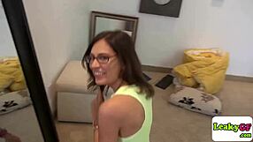 Can petite kacie handle big cock?