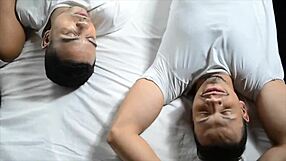 gay big cock festa ends with threesome sex