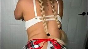 Blonde In Costume Fucked Doggystyle