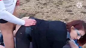 Cheating milf wife takes monster cock creampie while husband watches