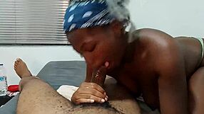 Latina teen sucks big cock first time, loves deepthroat