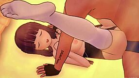 Fern removes her swimsuit to have sex in the cartoon