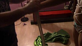 Italian teen in thong and panties showing off sexy legs and skinny body in european setting