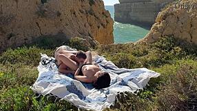 Sun, sea, and orgasms with outdoor fucking by horny Brazilian MILF