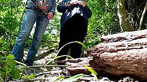 sexy fat stranger helps me cum outdoors