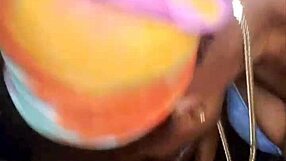 Southern ebony woman gets her big ass licked and performs deep throat sucking on her partner