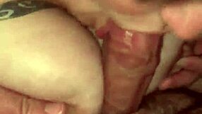 Massive tits get slammed with deepthroat and wild fucking