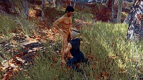 Chatting in the woods with stan and jonathan