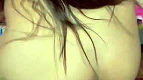 Wife shares big natural tits and pussy with horny husband