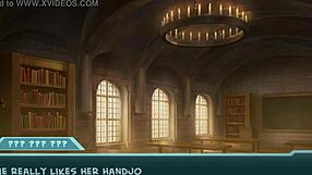 Beautiful anime babes suck and swallow in Akaburu’s Hogwarts series