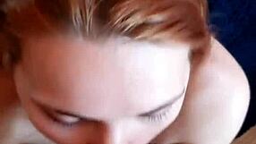 Point of view oral on knees