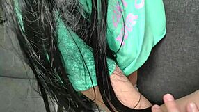 fucking my stepsister on parents sofa feels so intense