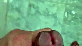 well-hung twink playing in the shower