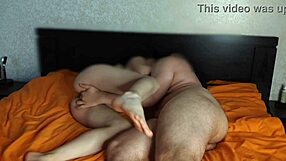 teen milf hints at creampie in homemade scene