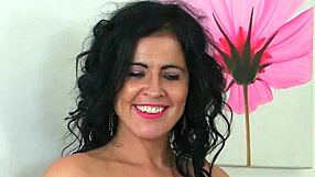 Spanish milf montse swinger takes a break from cleaning to enjoy some relaxation with friends in this european setting