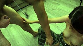 oh man, sudden hardcore sex in the kitchen with a russian slut getting spanked and deepthroated