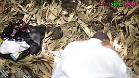 Doctor fucks BBW woman in the bush after corona test.