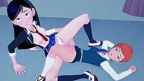 Violet Parr dominates in wild threesome POV competition