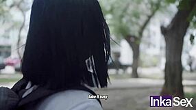 I’m Shy but Crazy for This 18yo Latina’s Huge Booty Caught by Stranger