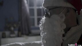 does santa fuck the petite teen beauty at his boss's home