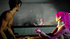 Did the pink haired slut arrange with the detective?