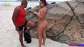 Brazilian Big Ass Adventures on Nudist Beach