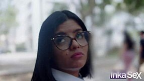 I’m Shy but Crazy for This 18yo Latina’s Huge Booty Caught by Stranger