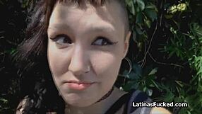 Pounding Tattooed Latina Amateur In Bikini For Cash POV.