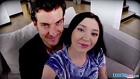 Luna Daniels moves out with Jay Smooth, showcasing big tits and petite body in hardcore action