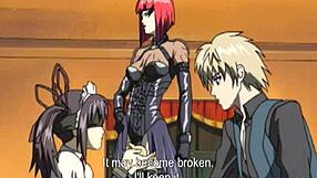 lezdom: bdsm ass beads on restrained teen