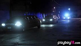 hardcore amateur foursome with busty babes behind bars