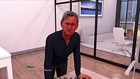 Radiant Waitress Cheats with Big Cock in Stalls Part 6