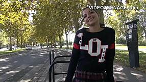 teen first anal porn casting with shy interview and toys