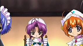 sexy anime maid getting pussy fucked