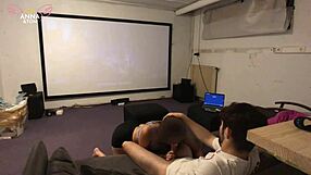 Stepsiblings Sneak Fuck During Disney Movie Night. They Call It Family Bonding Over Wild Action.