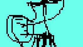 pixel art doll doing oral sex blowjob animation