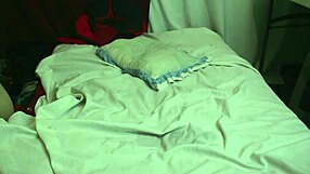 couple enjoys intimate homemade moments together