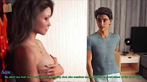 Wife and Stepmother Play Game Together