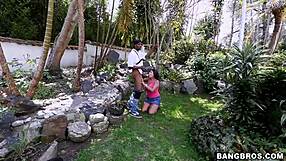 Hey, check out this Colombian babe with big tits fucking a black guy and his monster cock! 😏