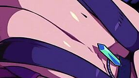 vampire sucks cum in hentai